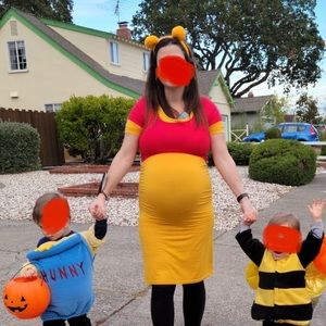 Maternity pregnancy Winnie the Pooh costume